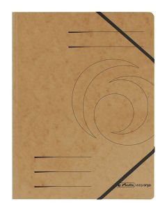 Photo Chemise à élastiques A4 - Brun : HERLITZ  11159662