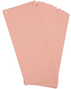 Intercalaires bristol - 240 x 105 mm - Rose : EXACOMPTA Lot de 100