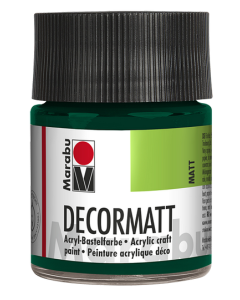 Photo 14010005075 MARABU : Peinture acrylique Decormatt - 50 ml - Vert sapin