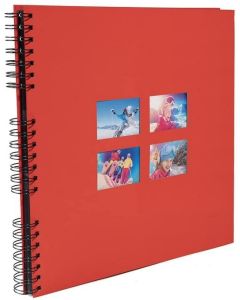 Photo Album photos à spirales - 320 x 320 mm - Rouge EXACOMPTA Milano