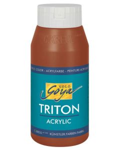 Photo Peinture acrylique Triton Acryl Basic - 750 ml - Marron oxyde foncé C. KREUL  flacon