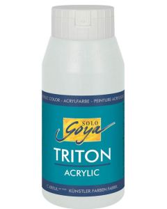 Photo Peinture acrylique Triton Acryl Basic - 750 ml - Argent C. KREUL  flacon