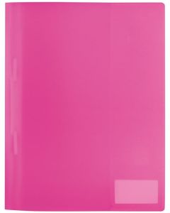 Photo Chemise à lamelles A4 en PP translucide - Rose Fuchsia HERMA