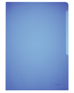 Photo DURABLE 2337-06 : Lot de 100 pochettes à coins A4 - Bleu