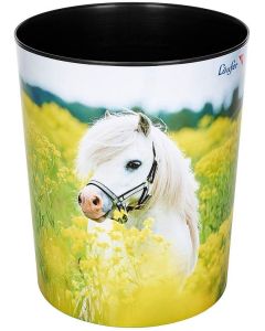 Photo Corbeille à papier - 13 litres - Cheval dans un champ de colza LAUFER