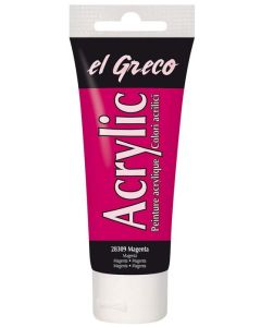 Peinture acrylique EL Greco - 75 ml - Magenta KREUL tube