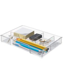 Photo Organiseur de compartiment pour module WOW - 4 compartiments - Transparent LEITZ 5215-00-02 Exemple