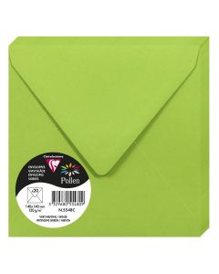 Photo Enveloppe POLLEN Vert Menthe Format  140 x 140 mm 5548C