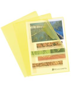 Photo Pochettes à coins A4 - Jaune EXACOMPTA Image