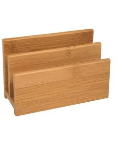 Photo Trieur à courrier en bambou - 2 compartiments : WEDO 61307