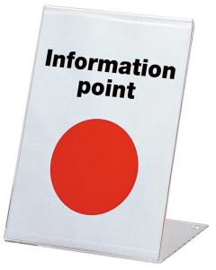 Photo DURABLE : Présentoir de table incliné A4 8596-19 