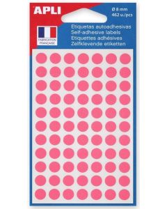 Photo Pastilles adhésives 8 mm - Rose AGIPA 111838 