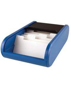 Photo Boite pour 300 cartes de visite Linear - Noir/Bleu : HELIT H6218093