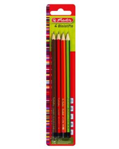 Photo Crayons graphites : H / HB / B et 2B : HERLITZ  8670051