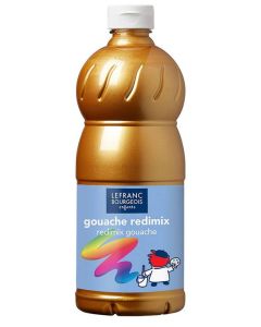 Photo LEFRANC Gouache liquide Or - 1000 ml (Peinture) 