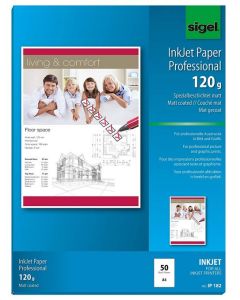 Photo SIGEL IP182 : Papier photo - Format A4 - 120 g/m² 