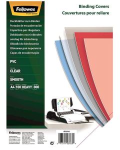 Couverture transparente pour reliure A4 - PVC 0,30 mm FELLOWES