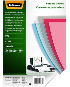 Couverture transparente pour reliure A4 - PVC 0,15 mm FELLOWES Photo