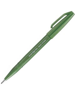 Stylo feutre Sign Pen SES15 - Vert Olive : PENTEL ARTS