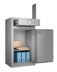 Photo Coffre Dépôt de fonds Classe 2 - Serrure à clé et électronique HARTMANN Zephir Dépôt 1002