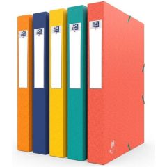 Boîte de classement Dos 35 mm - Assortiment OXFORD Bicolor Recyc+