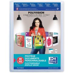 Photo Protège-documents personnalisable de 80 vues : OXFORD Polyvision