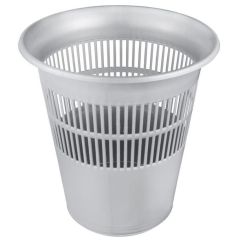 Poubelle en Plastique 11,5 litres - Argent : KEEEPER Jasper Modèle
