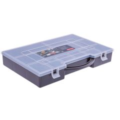 Mallette à 11 compartiments pour petites pièces : Plast team HOBBY BOX SMALL