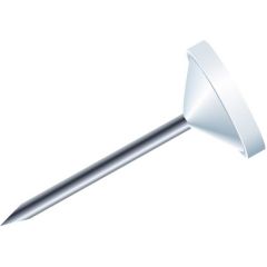 EXACOMPTA : Epingles unies à tête plate - Blanc 14500E photo