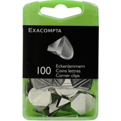 Coins Lettres - 19 mm - Lot de 100 : EXACOMPTA image