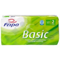 Rouleau de papier toilette - 2 couches : FRIPA Lot de 8 Visuel