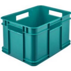 Bac de rangement Euro-Box M - 16 litres - Bleu ciel : KEEEPER Bruno Eco
