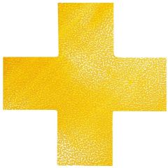 CROIX Marquage adhésif de zone de danger - Jaune DURABLE 