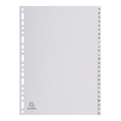 EXACOMPTA : Jeu de 26 intercalaires alphabétiques en pp - 225 x 297 mm