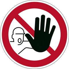 Accès Interdit - Rouge : Marquage adhésif de sécurité DURABLE Visuel