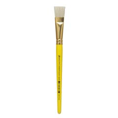 Photo Pinceau Brosse en poil de soie de porc Taille nº 16 (LEFRANC : Art créatif)