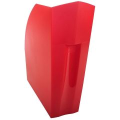 Porte Revues - The Magazine - Rouge carmin translucide : EXACOMPTA image