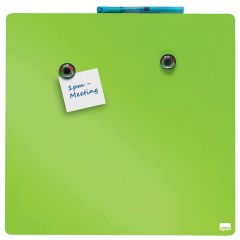 Tableau Magnétique Carré - Vert - 360 x 360 mm : NOBO IMAGE