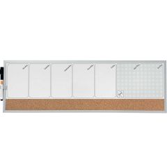 Tableau Planning Hebdomadaire - Blanc / Liège : NOBO image