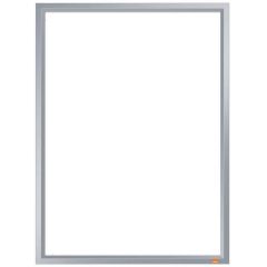 Cadre porte affiche en aluminium - 339 x 463 mm - A3 - Argent : NOBO image