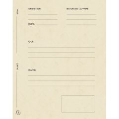 220112E Dossier de plaidoirie Exacompta Avocat Ivoire