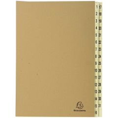 Trieur Numérique 31 compartiments Brun EXACOMPTA 22219E