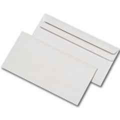 Lot de 1000 Enveloppes autocollantes avec fenêtre - DL 110 x 220 mm : MAIL MEDIA Visuel