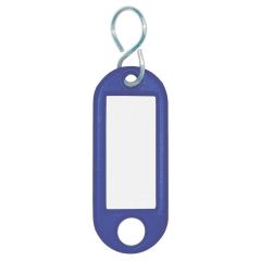Lot de 10 Porte-clés - Bleu - Crochet en S WEDO