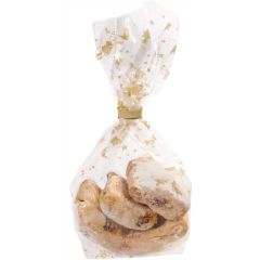 Sachet de Noël transparent avec fond - 145 x 235 mm : FOLIA Lot de 10 Exemple