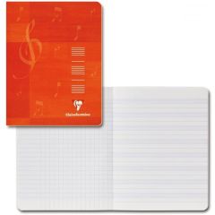 Cahier de musique - 48 pages - 210 x 297 mm : CLAIREFONTAINE Visuel
