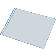 Lot de 10 Pochettes perforées en PVC - A3 - Ouverture haut : EXACOMPTA Illustration