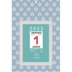 Bloc éphéméride 2025 - 134 x 98 mm EXACOMPTA Fond en Carton