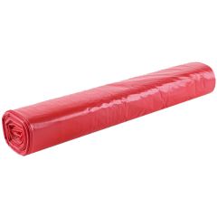Sac Poubelle 120 litres 35 microns - Rouge HYGO CLEAN Lot de 25