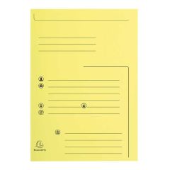 Chemises rigides imprimées Jaune 334005E Exacompta